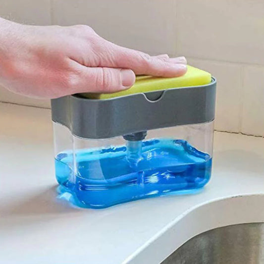 Liquid Soap Dispenser & Sponge Holder