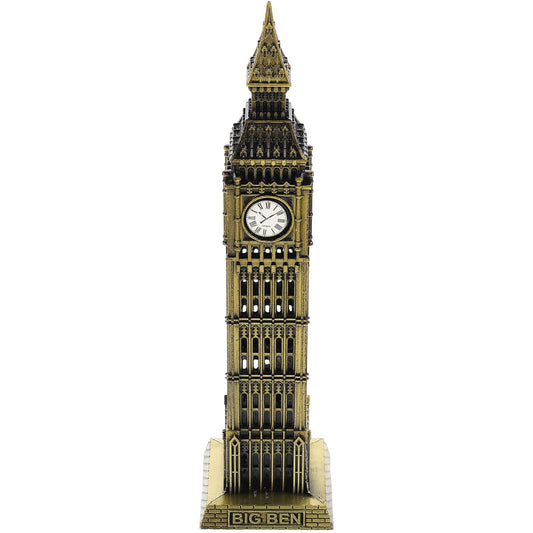 Metal Paris Big Ben Tower Clock